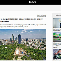 Fusiones y adquisiciones en Mxico caen en el primer trimestre